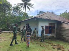 Rehab RTLH di Kampung Sesor Wujud Nyata Kepedulian TNI untuk Masyarakat