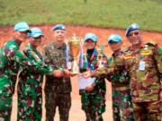 Satgas INDORDB XXXIX-G MONUSCO Raih Juara Umum Kejuaraan Menembak Kontingen Internasional