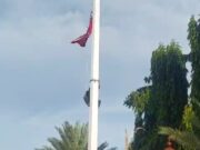 TNI Turunkan Bendera Bulan Bintang di Masjid Raya Baiturrahman, Aceh