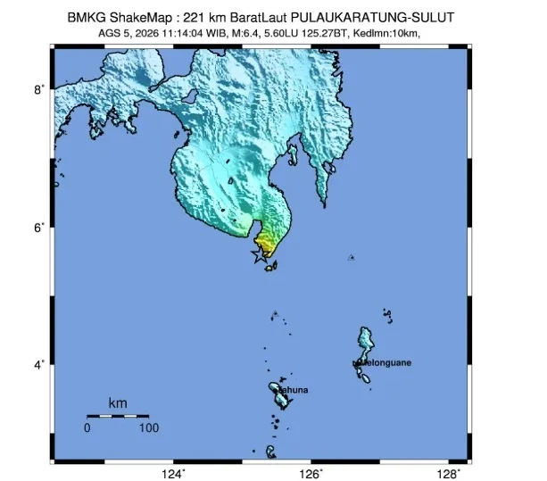 Gempa Kepulauan Talud
