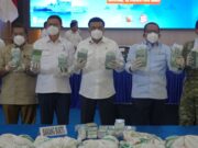 Pimpin Pemusnahan 1,3 Ton Ketamin, Menko Polkam Tegaskan Indonesia Bukan Tempat Transit dan Jalur Peredaran Narkoba