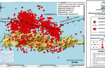BMKG: 1624 Gempa Bumi Susulan Pasca-Tsunami Flores Masih Terjadi