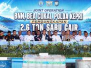 Bea Cukai dan BNN Ungkap Sabu Cair Senilai Rp8,5 Triliun di Kepri