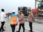 Kontainer Terbakar di NPCT 1, Polres Pelabuhan Tanjung Priok Gandeng Labfor Lakukan Penyelidikan