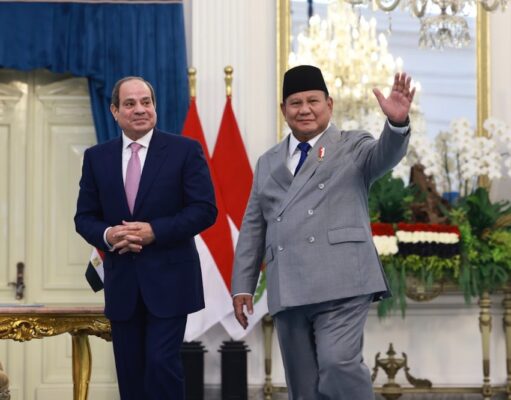 Prabowo Welcomes Egyptian President El-Sisi at the Merdeka Palace, Strengthens Strategic Partnership