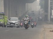 Kabut Asap Selimuti Kota Palembang, BNPB Imbau Warga Gunakan Masker