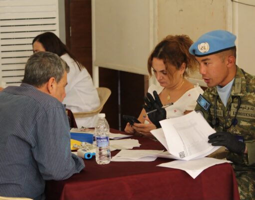 Satgas Cimic Xxxi-P/Unifil Layani Kesehatan Lansia di Tyre, Lebanon